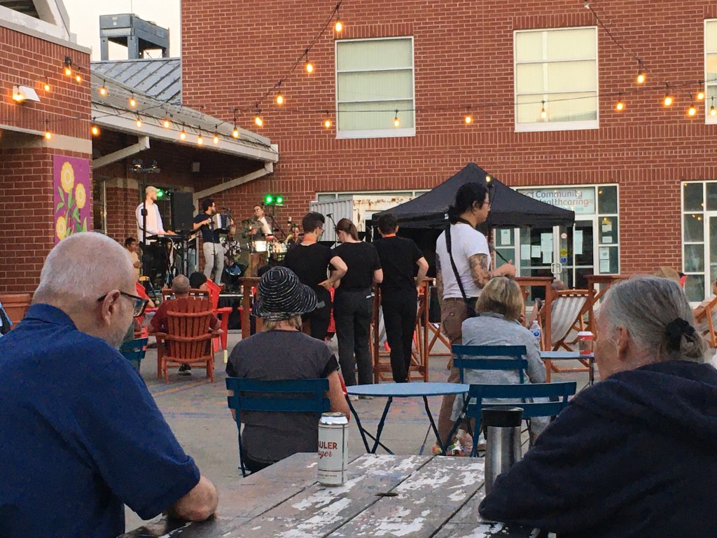 Outdoor concert at the Kitchener Market